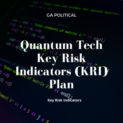 Quantum Technologies Key Risk Indicators (KRI) Plan