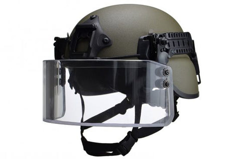 Bulletproof Helmet Ballistic Visor NIJ IIIA High Cut or Full Cut Made In Switzerland