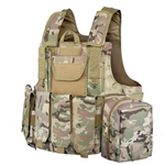 Multifonctional Tactical Vest with First Aid Kit Pouches